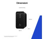 HP Z2 Mini G1a Wolf Pro Security Edition Copilot+ PC AMD Ryzen AI Max PRO 390 64 GB LPDDR5x-SDRAM 1 TB SSD Windows 11 Pro Mini PC Stazione di lavoro AI Workstation, AI PC Nero