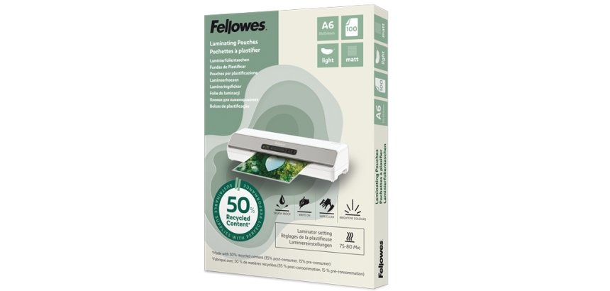Fellowes 100143438 laminator pouch 100 pc(s)