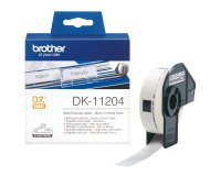 Brother DK-11204 nastro per etichettatrice Nero su bianco