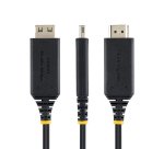 StarTech.com Câble Adaptateur USB-C vers HDMI de 1m, Connecteur HDMI à Verrouillage, 4K 60Hz, Compatible Thunderbolt, HDR, Câble Unidirectionnel pour MacBook, Dell, HP, Lenovo