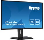 iiyama ProLite XB3288UHSU-B5 écran plat de PC 80 cm (31.5") 3840 x 2160 pixels 4K Ultra HD LCD Noir