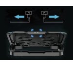 Conceptronic THYIA ERGO 6-Fan Gaming Laptop Cooling Stand