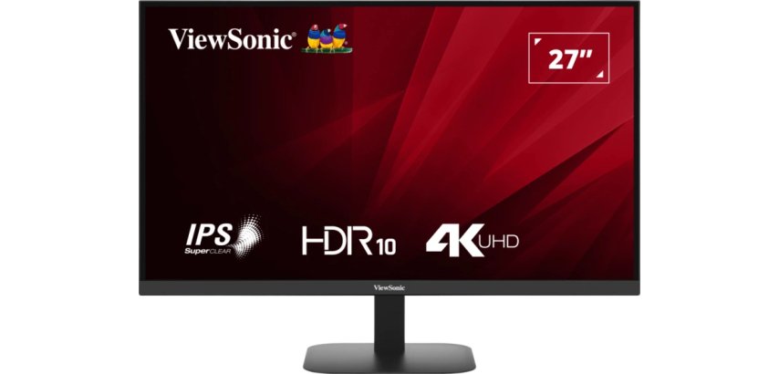 Viewsonic VA VA2708-4K-HD pantalla para PC 68,6 cm (27") 3840 x 2160 Pixeles 4K Ultra HD LED Negro