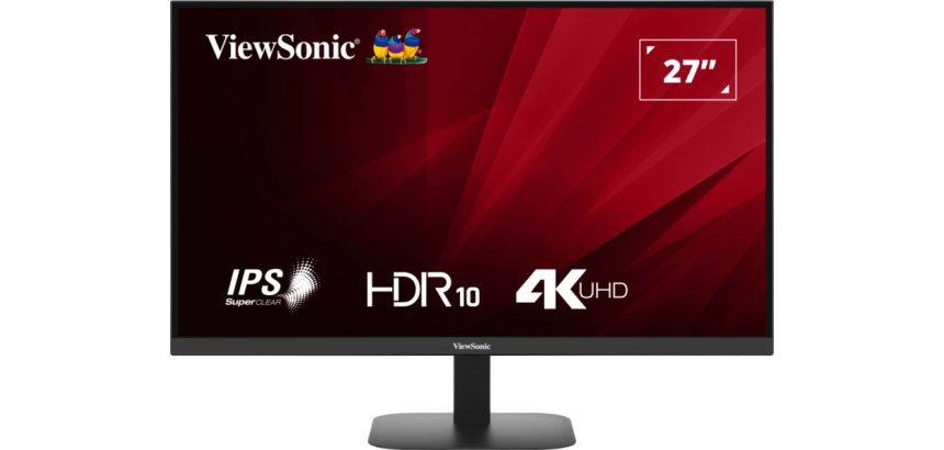 Viewsonic VA VA2708-4K-HD pantalla para PC 68,6 cm (27") 3840 x 2160 Pixeles 4K Ultra HD LED Negro