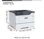 Xerox B410 A4 47 ppm Stampante fronte/retro PS3 PCL5e/6 2 vassoi Totale 650 fogli