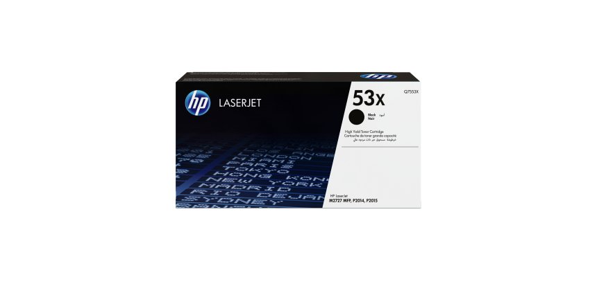 HP 53X High Yield Black Original LaserJet Toner Cartridge