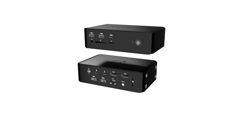 i-tec Thunderbolt5 Quattro Display Docking Station, 5x USB, 2.5 GLAN + Power Delivery 140W