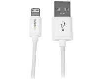 StarTech.com 1m Apple 8 Pin Lightning Connector auf USB Kabel - Weiß - USB Kabel für iPhone / iPod / iPad