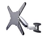 StarTech.com Wandmonteerbare VESA TV arm, Verstelbare Full Motion TV Muurbeugel voor 23"-55" Schermen, Compacte Monitor Arm, 30kg Draagvermogen, Uitschuifbare/Kantelbare/Zwenkbare VESA Wandbeugel