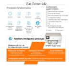 HP ENVY Inspire 7220e Sans fil All-in-One Couleur Imprimante, Instant Ink; copieur, scanner