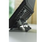 Support ordinateur portable bakker ultrastand universal   aluminium noir gris