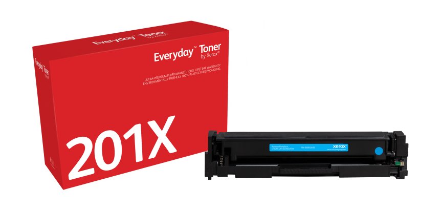 Toner Everyday™ _OEM_NAME_ Cyan de Xerox compatible avec HP 201X (CF401X), Grande capacité