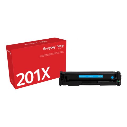 Toner Everyday™ Cian di Xerox compatibile con HP 201X (CF401X), Capacidad alta