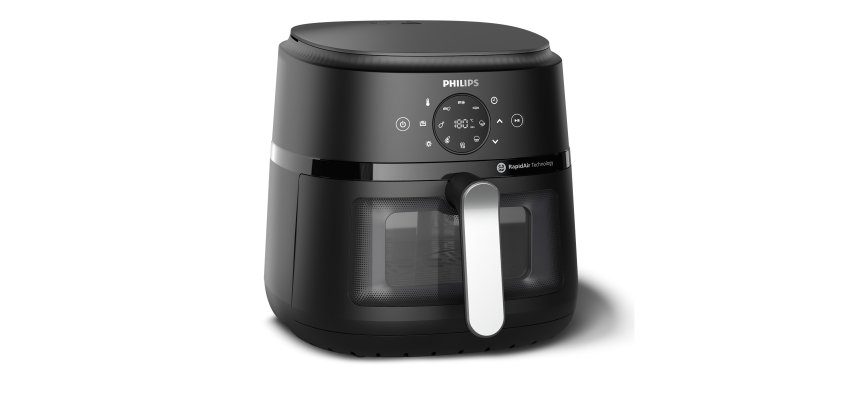Friteuse sans huile Philips NA231/00 , Airfryer 6.2L noir Série 2000