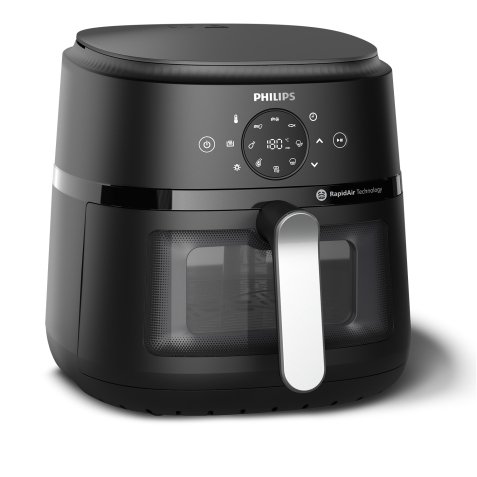 Friteuse sans huile Philips NA231/00 , Airfryer 6.2L noir Série 2000
