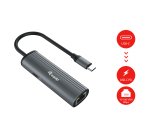 Equip USB-C to RJ45 Gigabit Network + PD Adapter