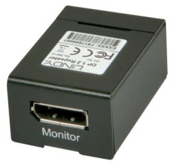 Lindy 38412 extension audio/video Répéteur AV Noir