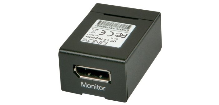 Lindy 38412 extension audio/video Répéteur AV Noir