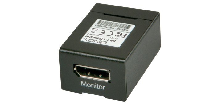 Lindy 38412 extension audio/video Répéteur AV Noir