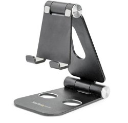 StarTech.com Supporto universale regolabile per smartphone e tablet - Ripiegabile - Nero