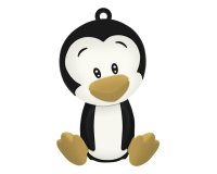 Celly PBPENGUIN batteria portatile Polimeri di litio (LiPo) 2600 mAh Nero, Bianco, Giallo
