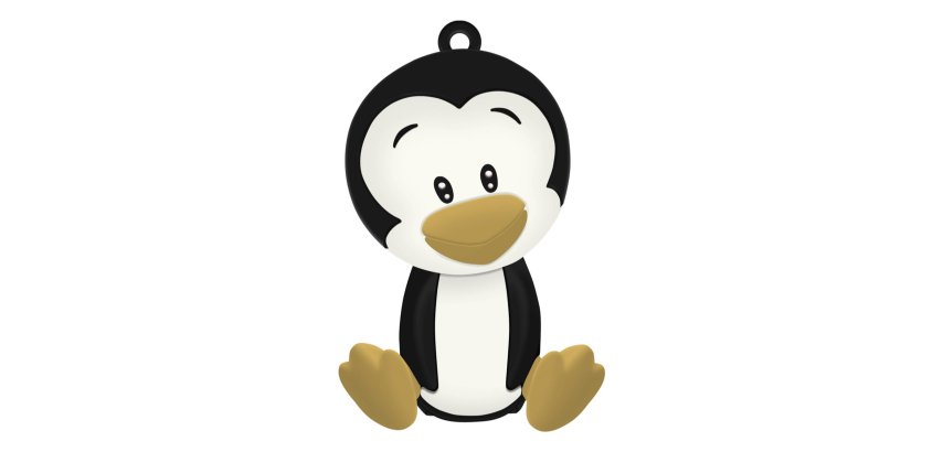 Celly PBPENGUIN batteria portatile Polimeri di litio (LiPo) 2600 mAh Nero, Bianco, Giallo