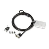 Cable de securite kensington universel 3 en 1 systeme de   verrouillage a cle de 5mm