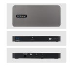 StarTech.com Hub Thunderbolt&trade; 5 à 4 Ports avec Thunderbolt&trade; Share KVM, 80/120 Gbps, Multi-Écrans 8K, PD 140W, USB-A 10 Gbps, TB4 et USB4, MacBook M4 Pro M4 Max M5