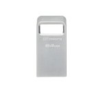 Kingston Technology DataTraveler 64 Go Micro 200 Mo/s Metal USB 3.2 Gen 1