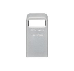 Kingston Technology DataTraveler 64 Go Micro 200 Mo/s Metal USB 3.2 Gen 1