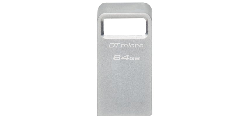 Kingston Technology DataTraveler 64GB Micro 200MB/s Metal USB 3.2 Gen 1