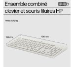 HP Ensemble combiné clavier et souris filaires 225