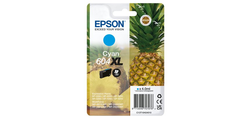 Epson Singlepack Cyan 604XL Ink