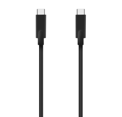 AISENS Cable USB 3.2 Gen1 5Gbps 4k@60Hz 3A 60W E-Marker, Tipo USB-C/M-USB-C/M, Negro, 4.0m