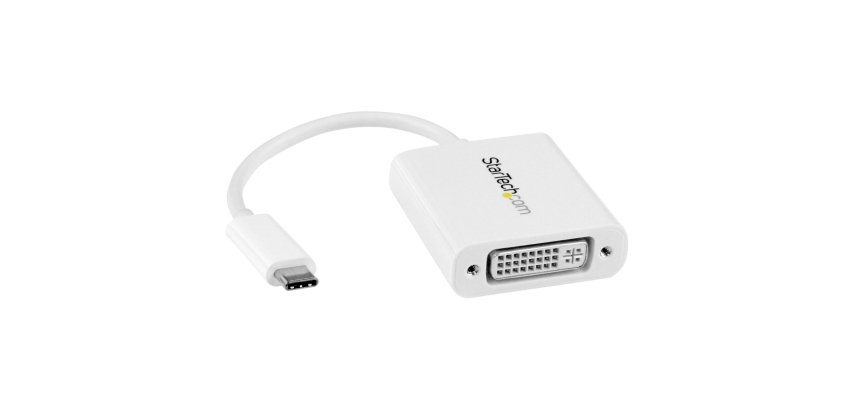 StarTech.com USB-C naar DVI adapter - wit