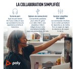 HP Poly Micro-casque stéréo USB-C Poly Blackwire 3225 + prise 3,5 mm + adaptateur USB-C/A (lot)