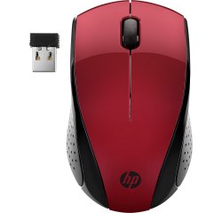 HP Souris sans fil 220 (Rouge coucher de soleil)