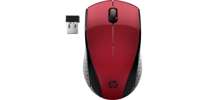 HP Souris sans fil 220 (Rouge coucher de soleil)