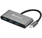 Sandberg USB-C to 3xUSB 3.0 Hub + PD