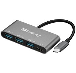Sandberg USB-C to 3xUSB 3.0 Hub + PD