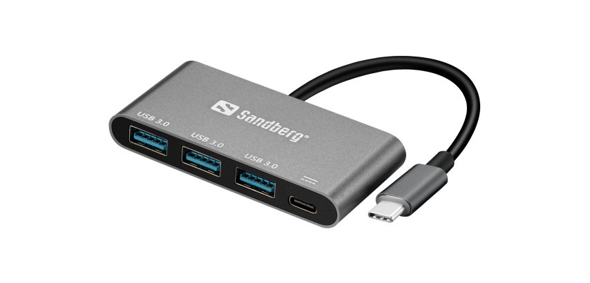 Sandberg USB-C to 3xUSB 3.0 Hub + PD