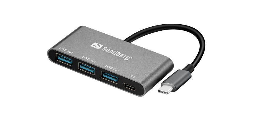 Sandberg USB-C to 3xUSB 3.0 Hub + PD