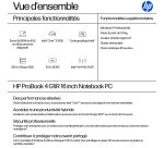 HP ProBook 4 G1iR 16 inch Notebook PC Intel Core 5 120U Ordinateur portable 40,6 cm (16") WUXGA 12 Go DDR5-SDRAM 512 Go SSD Wi-Fi 6E (802.11ax) Windows 11 Pro Argent