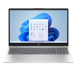 HP 15-fc0116nf AMD Ryzen™ 5 7520U Ordinateur portable 39,6 cm (15.6") Full HD 16 Go LPDDR5-SDRAM 512 Go SSD Wi-Fi 6 (802.11ax) Windows 11 Home Argent