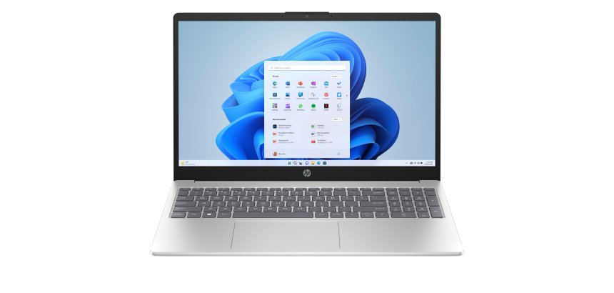 HP 15-fd0011nf Intel Core 7 150U Ordinateur portable 39,6 cm (15.6") Full HD 16 Go DDR5-SDRAM 512 Go SSD Wi-Fi 6 (802.11ax) Windows 11 Home Argent