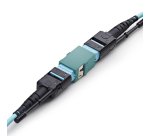 StarTech.com Coupleur MPO/MTP, Adaptateur Fibre Optique Monomode/Multimode, Clé Vers le Haut/Clé vers le Bas, Coupleur Fibre Optique MPO/MTP - Turquoise