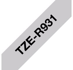 Brother TZE-R931 nastro per etichettatrice Nero su argento