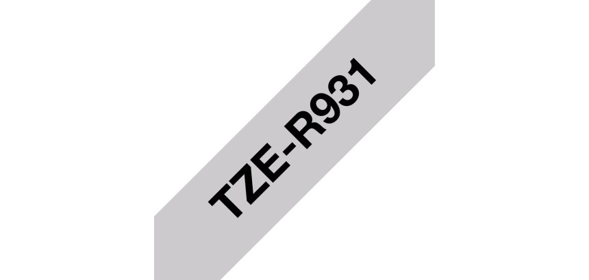 Brother TZE-R931 nastro per etichettatrice Nero su argento