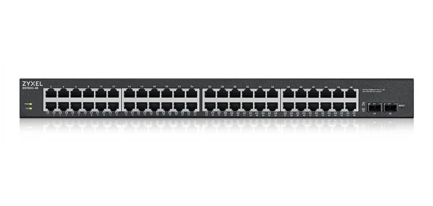 Zyxel GS1900-48HPv2 Gestionado L2 Gigabit Ethernet (10/100/1000) Energía sobre Ethernet (PoE) Negro