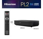 Hisense Laser TV PL2 TV retroproiettore Proiettore a raggio ultra corto 2700 ANSI lumen DLP UHD 4K (3840x2160) Nero